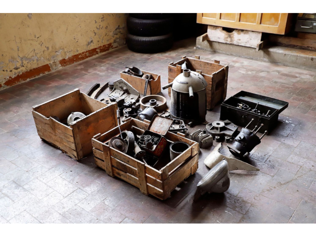 Moteur Darmont en pièces