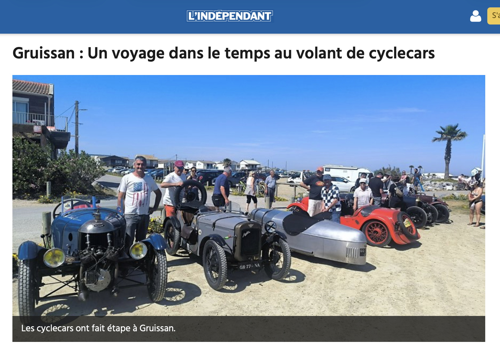 L'INDÉPENDANT, Balades et randonnées, Aude, Gruissan Publié sur le site le 29/05/2026