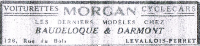 Histoire Morgan en France / Darmont au fil des ans