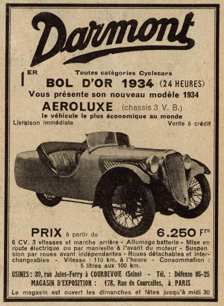 Aéroluxe 1934