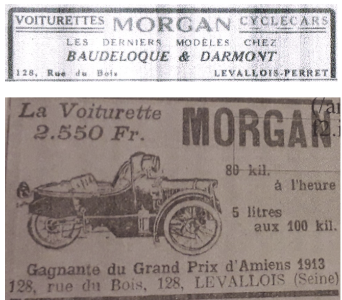 Histoire Morgan en France / Darmont au fil des ans